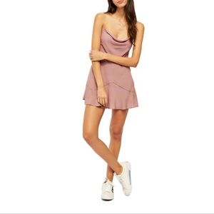 Free People forever fields cowl neck slip dress